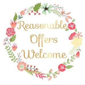 Reasonable offers are welcomed!